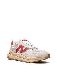 hellbeige niedrige Sneakers von New Balance