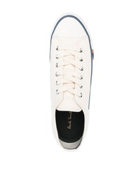 hellbeige niedrige Sneakers von PS Paul Smith