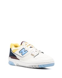 hellbeige niedrige Sneakers von New Balance