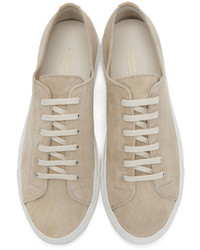 hellbeige niedrige Sneakers von Common Projects