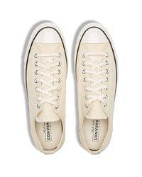 hellbeige niedrige Sneakers von Converse