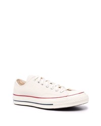 hellbeige niedrige Sneakers von Converse