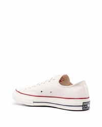 hellbeige niedrige Sneakers von Converse