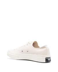 hellbeige niedrige Sneakers von Converse