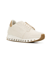 hellbeige niedrige Sneakers von Rombaut