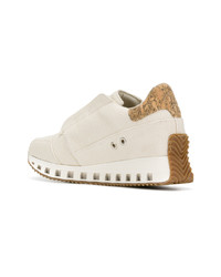 hellbeige niedrige Sneakers von Rombaut