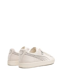 hellbeige niedrige Sneakers von Puma