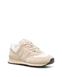 hellbeige niedrige Sneakers von New Balance