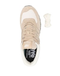 hellbeige niedrige Sneakers von New Balance