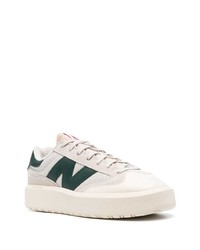 hellbeige niedrige Sneakers von New Balance