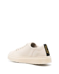 hellbeige niedrige Sneakers von Dr. Martens