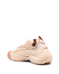 hellbeige niedrige Sneakers von Lanvin