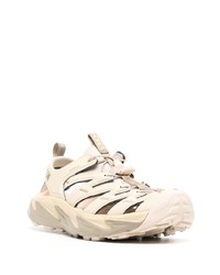 hellbeige niedrige Sneakers von Hoka One One