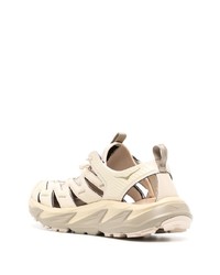 hellbeige niedrige Sneakers von Hoka One One