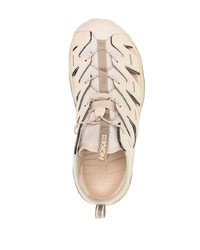 hellbeige niedrige Sneakers von Hoka One One