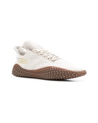 hellbeige niedrige Sneakers von adidas