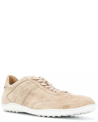 hellbeige niedrige Sneakers von Tod's