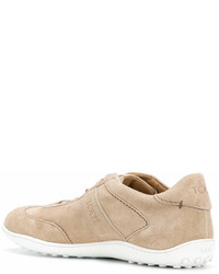 hellbeige niedrige Sneakers von Tod's