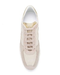 hellbeige niedrige Sneakers von Hogan