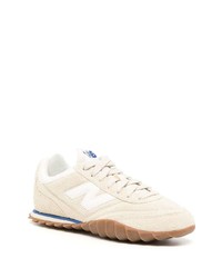 hellbeige niedrige Sneakers von New Balance