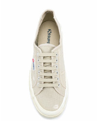 hellbeige niedrige Sneakers von Superga