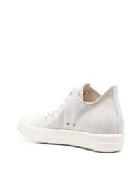 hellbeige niedrige Sneakers von Rick Owens DRKSHDW