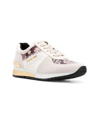 hellbeige niedrige Sneakers von MICHAEL Michael Kors