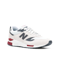 hellbeige niedrige Sneakers von New Balance