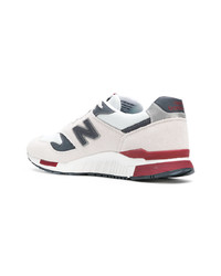 hellbeige niedrige Sneakers von New Balance