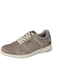 hellbeige niedrige Sneakers von Mustang Shoes