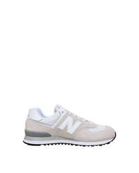 hellbeige niedrige Sneakers von New Balance