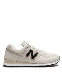 hellbeige niedrige Sneakers von New Balance