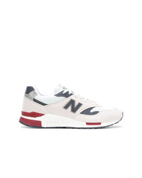 hellbeige niedrige Sneakers von New Balance