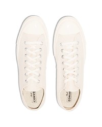 hellbeige niedrige Sneakers von Converse