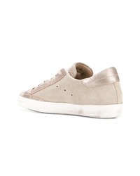 hellbeige niedrige Sneakers von Philippe Model