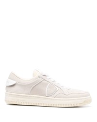 hellbeige niedrige Sneakers von Philippe Model Paris