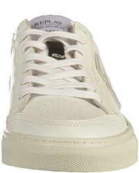 hellbeige niedrige Sneakers von Replay