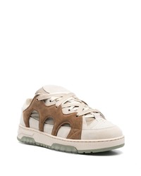 hellbeige niedrige Sneakers von Paura