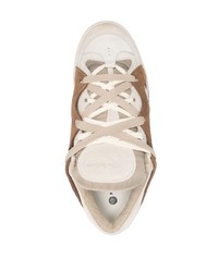 hellbeige niedrige Sneakers von Paura