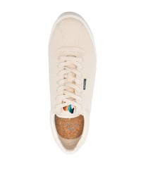 hellbeige niedrige Sneakers von PS Paul Smith