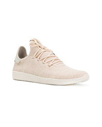 hellbeige niedrige Sneakers von Adidas By Pharrell Williams