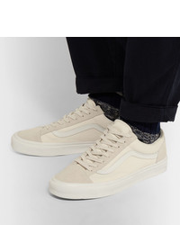 hellbeige niedrige Sneakers von Vans