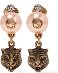hellbeige Ohrringe von Gucci