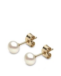 hellbeige Ohrringe von Kimura Pearls