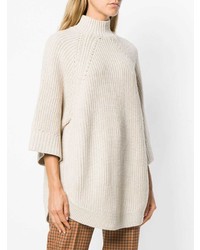 hellbeige Oversize Pullover von Alice + Olivia