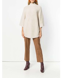 hellbeige Oversize Pullover von Alice + Olivia