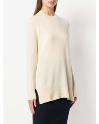 hellbeige Oversize Pullover von Derek Lam