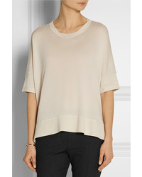 hellbeige Oversize Pullover von Reed Krakoff