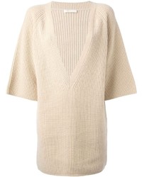 hellbeige Oversize Pullover von Chloé