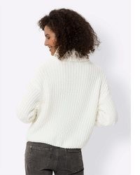 hellbeige Oversize Pullover von Heine